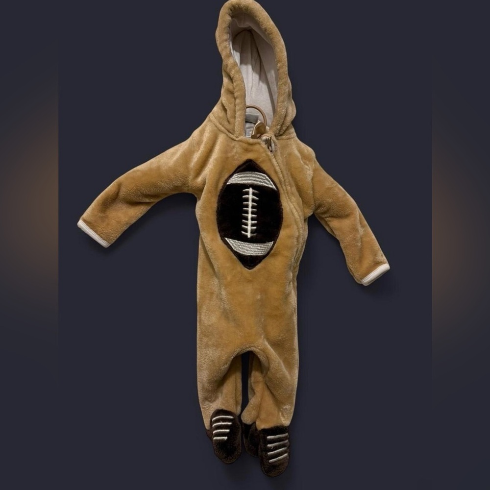 Mick Mack baby fleece infant newborn winter football body suit